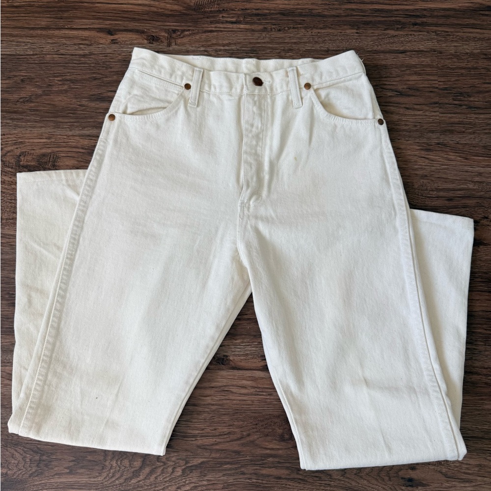 Cream wrangler Jeans